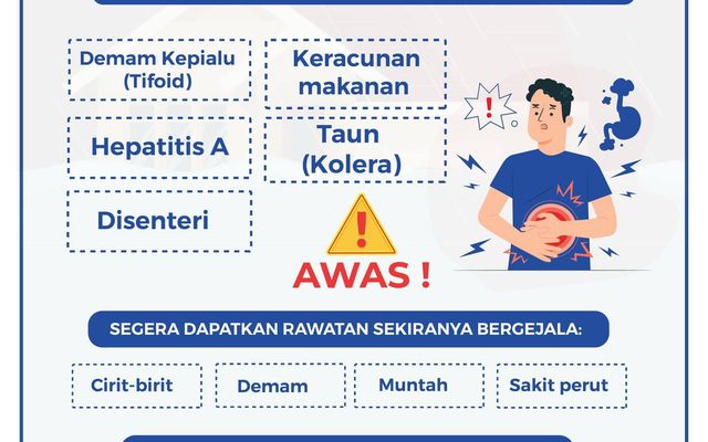 PENYAKIT BAWAAN AIR DAN MAKANAN DI MUSIM BANJIR