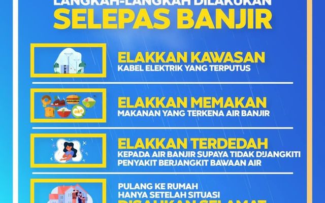 TINDAKAN SELEPAS BANJIR