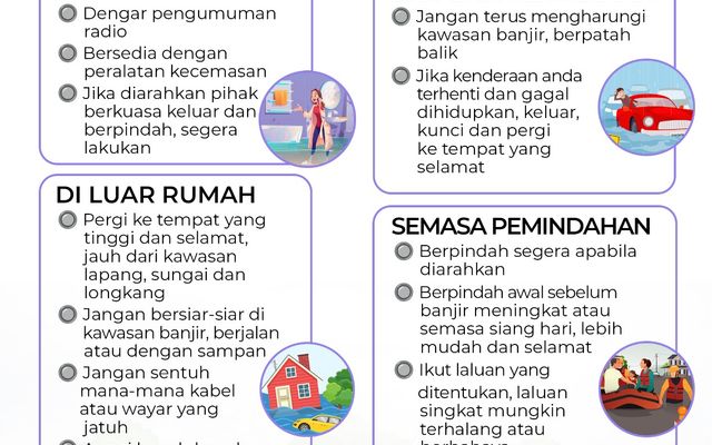 TIP PERSEDIAAN SEMASA BANJIR